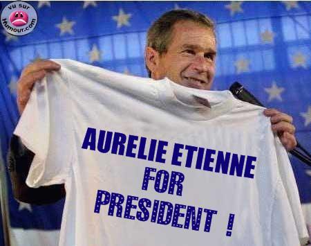vous avez vu c mon nom jui presidente lol